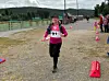 Emilie Jensen fra Brumunddal mot mål på sin 10 km.