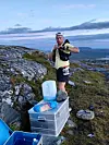 Børje Catoe Moen bunkrer på Storkjølhøgda som førstemann.