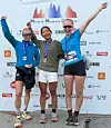 Pallen 20K kvinner: 1. Mia Mossinge - 2. Vilde Finne Carlsen - 3. Embla Aksnes.