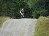 Daniel Pinto i den siste motbakken i Vangsåsen opp mandag kveld.
