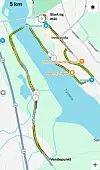 Løypekart 5 km 2026