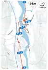 Løypekart 10 km 2026.