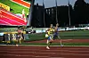 Sterk svenske: Sebastian Lørstad spurter inn til en åttendeplass i det en annen 2008-årgang, Alois Abraham løper inn til sølv.