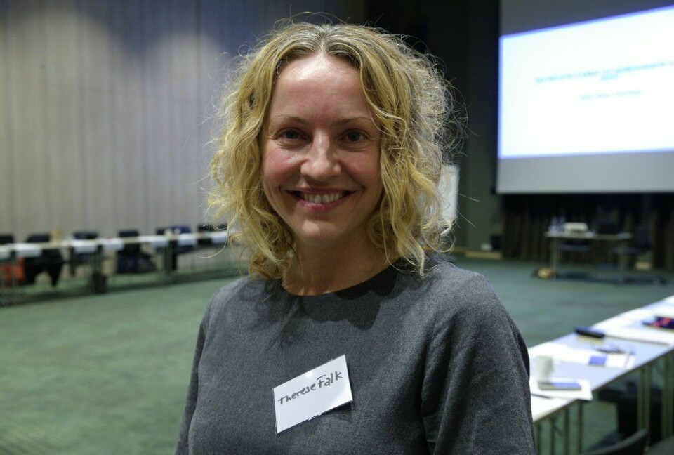 Foredragsholder: Therese Falk gjorde en utrolig god jobb da hun delte sine erfaringer med deltakerne på Kondis sitt landsmøte. Foto Per Inge Østmoen Therese Falk på Kondis sitt landsmøte 2019