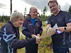 Her går kart- og løypediskusjonen i familien Grønvold.