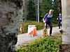 Michael Sætvedt er i mål med sitt løp.