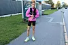 Klar: Miriam Myhren Bouchleh starter løpeturen sin til jobb:
