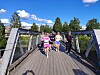 Glommamila går over Gamlebrua begge veier. Her fra arrangørens prøveløping tidligere i sommer.