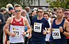 Toeren Simon Haldorsen (273) og vinneren Niklas Dyrhaug med Mats Lund mellom seg ut fra start.