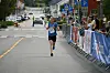 Ina Berven Sætereng på oppløpet i Storvegen som første kvinne på 10 km.