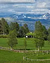 Løpet går i vakre oppgivelser med utsyn mot Rondane.
