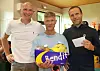 'Team Einar' ble beste lag sammenlagt. Fra venstre: Thomas Sandhaug (38.55), Erik Hattrem (43.41) og Daniel Berg Hestad (37.40).