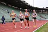 STARTEN GÅR: Mathea Dypvik Kvaale (381), Aurora Veen Torkildsen (151), Sara Yasmin Abid (413) og Ingrid Emilie Bjøringsøy (201)