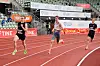 Lars Johansson Hauge (196), Henrik Graver Odden (230) og Sebastian Brunsdon (434) gjennom første sving.