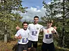 Topptrioen i herreklassen (fra v.): Vegard Lans Pedersen, Erlend Sæbu og Magnus Borg Faldmo.
