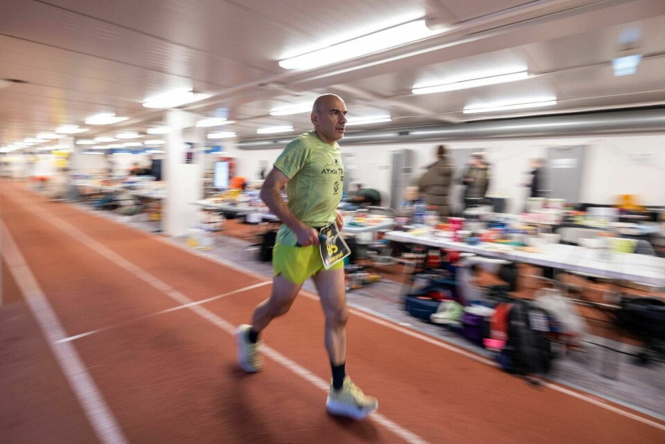 Franske Emmanuel Roche ble beste utenlandske løper til slutt etter at en svensk og en australsk løper lå høyt oppe. (Foto: Samuel Hafsahl)