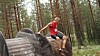 Morten Hvattum Lund var raskest i den 8 km lange løypa i Elverums skoger.