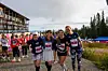 Fjellgeitene (fra v.) Jeanette Grunnan, Unni Sverdrup-Thygeson, Marthe Elise Østbråthen og Mari Sverdrup-Thygeson klare til start på 13 km.