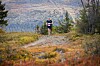 Ingeborg Kristensen Hoftun på vei til seier på 13 km i fantastiske høstfarger.