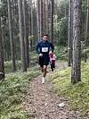 Fredrik (20) og Kasper Lerbakken var først i den nye 4,5 kilometeren.