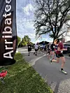 Fra fellesstarten for Arribatec-mila og -halvmila.