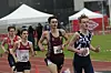 William M. Iversen (402) vant 800 meter og  ble nummer to på 3000 meter i UM. Her ligger han bak Iver Løvgaard Faksvåg som ble 5. mann på 800 meteren.