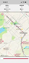 Maratonløypa i Chisinau.