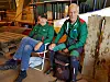 To ivrige veteraner, Halstein Ødegård (til v.) og Einar Stensby, er klare for nok et løp.
