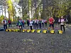 Klare til start med vinneren i H17, Odin Øysteinson Østby, som nummer to fra høyre.