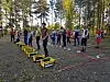 Startklare løpere på rekke og rad.