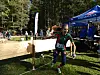 Linnea L'Abée-Lund legger ut på andre etappe og overtar vekslet for  Inger L. Bjerkreim på Lillhammer OK1.