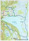 Løypekart Sjusjøvannet Rundt - 11km