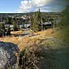 Sjusjøen i høstsol. Her etter 8 km i den velkjente runden rundt Sjusjøvannet.