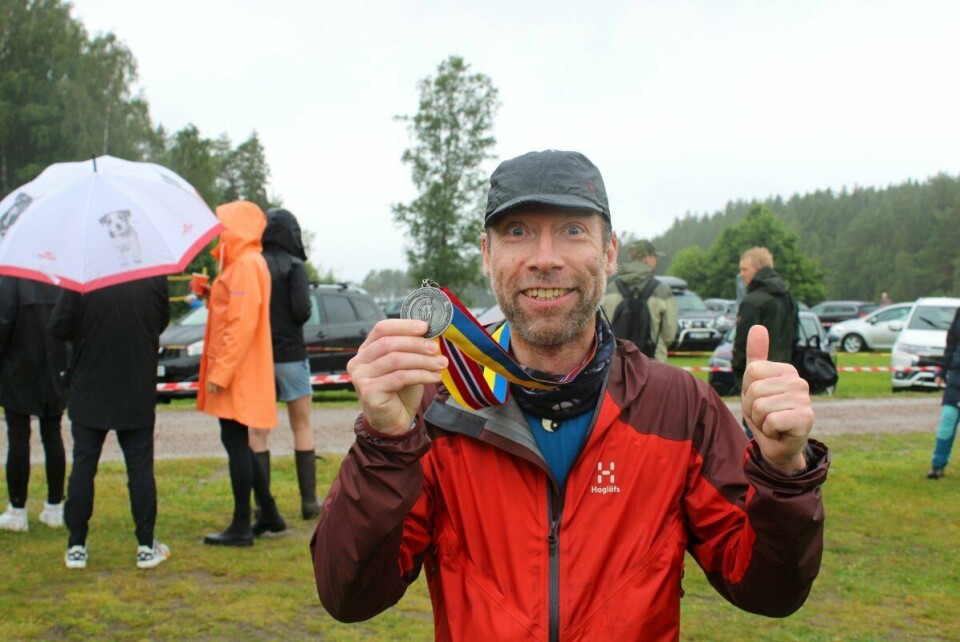 Tyske Matthias Köhler bor i Sverige men løper for Hell Ultraløperklubb i Trondheim. (Foto:Johannes Hellstrand Frøshaug / Indre Akershus Blad)