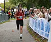 Pers med ett sekund: Erik Bergene Aabrekk vinner 5 km på 14.58 og setter pers selv om han rotet bort ett sekund eller to på å gjøre klar klokka til å ta tiden på seg selv da det var noen meter igjen til mål.
