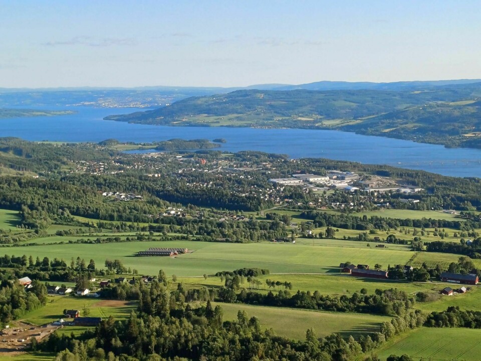 Fra Lundehøgda kan de fleste deltakere se helt hemmatt - uansett om de kommer fra “den riktige eller gærne sida” av Mjøsa… (Foto: arrangøren)