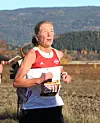 Etter 6,5 km: Vinner K65–69 Synøve Brox