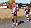 Etter 6,5 km: Kristen Aaby, rekordsetter 65–69 år