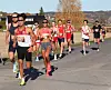 Etter 6,5 km: Kvinner nr. 6 Patricia Silva og nr. 10 Holum