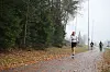 Tone Fløttum kommer først av damene mot mål.