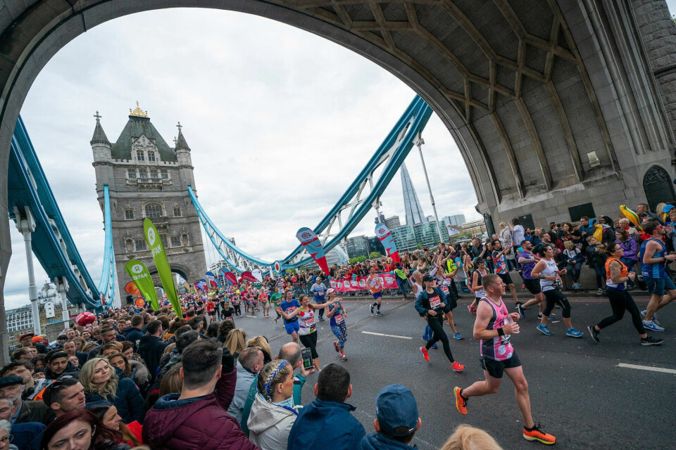 Det er løpefeber, og mange flere maratonløp enn det som hver vår foregår i London, blir fort utsolgt. (Foto: London Marathon) Det er løpefeber, og mange flere maratonløp enn det som hver vår foregår i London, blir fort utsolgt. (Foto: London Marathon)
