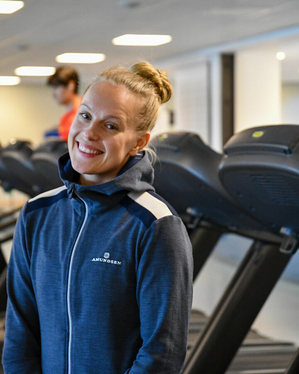 Sara Hassing Johansen er stipendiat ved Institutt for fysisk prestasjonsevne. (Foto: Gjermund Erikstein-Midtbø/NIH)