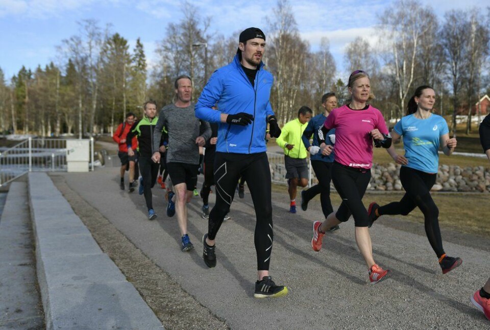 Å trene sammen med andre, som for eksempel på Kondistreninga, kan ha mye for seg både sportslig og sosialt. (Foto: Bjørn Johannessen) Kondis treningsgruppe