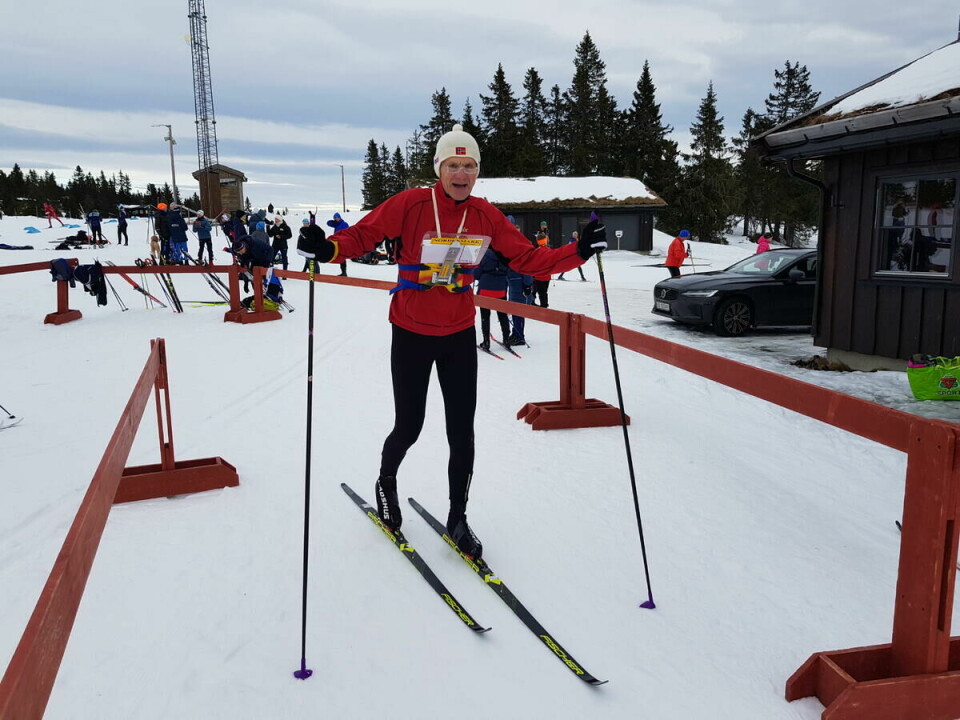 Sigurd Dæhli i mål lørdag