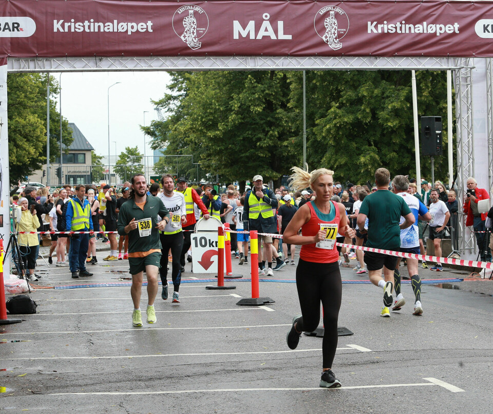 2000 løpere i det største Kristinaløpet på 34 år