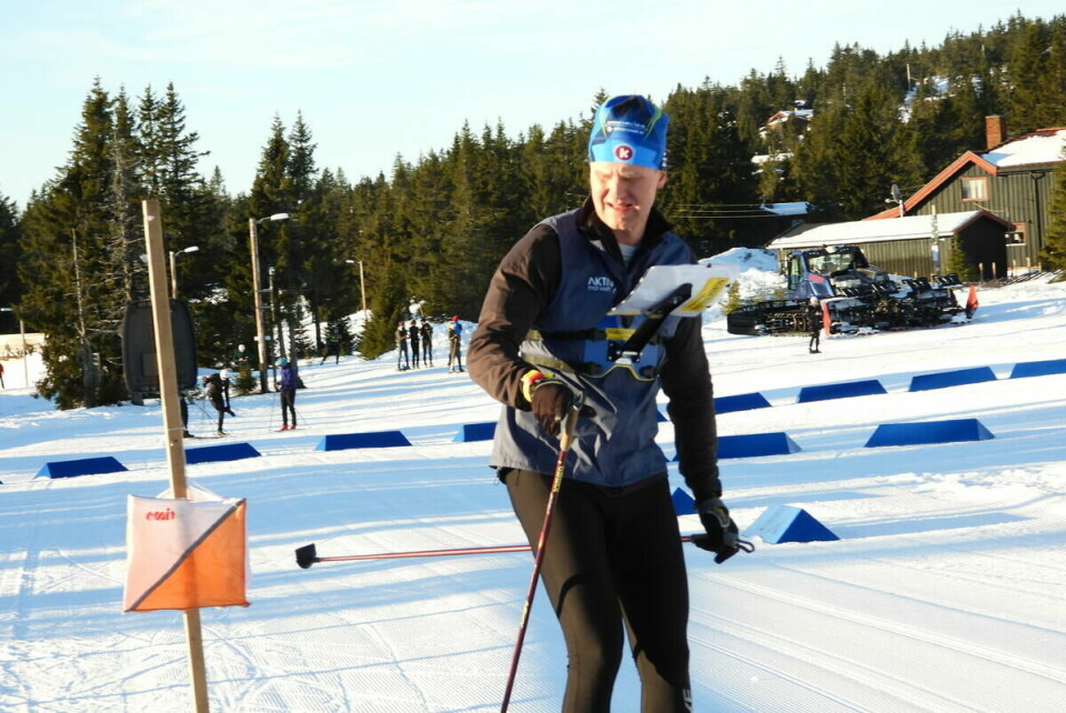 Espen Røste i mål søndag