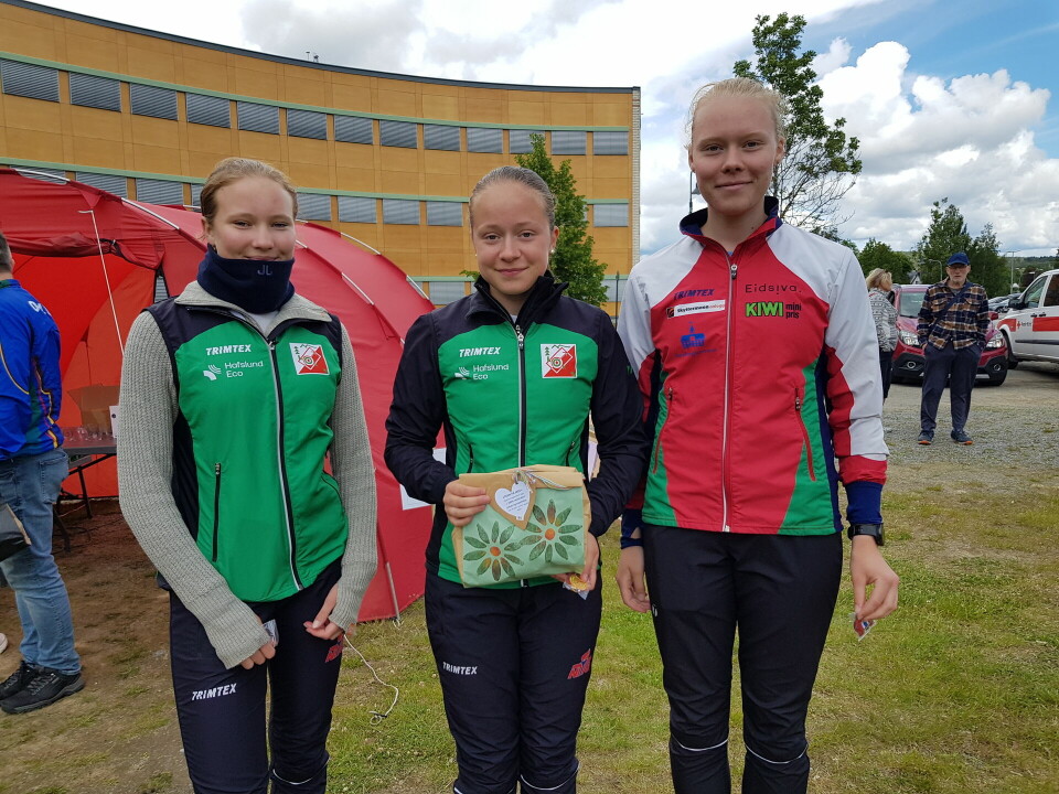 Ane Malene Kolstad og Peder Gjølstad Røhnebæk vant KM sprint på Skarnes