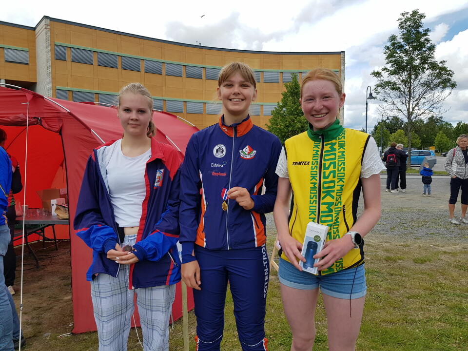 Ane Malene Kolstad og Peder Gjølstad Røhnebæk vant KM sprint på Skarnes