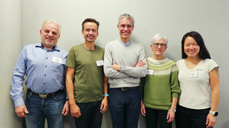 Styret Kondis: F.v. John Erik Lein, Jonny Andersen, Tim Bennett, Bodil Brå Alsvik og Sol Haugen. (Foto: Bjørn Johannessen) Styret Kondis 2024