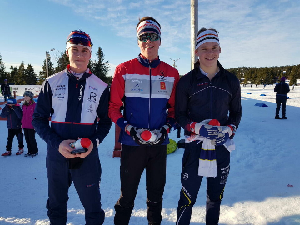 Tre beste H17-20 søndag